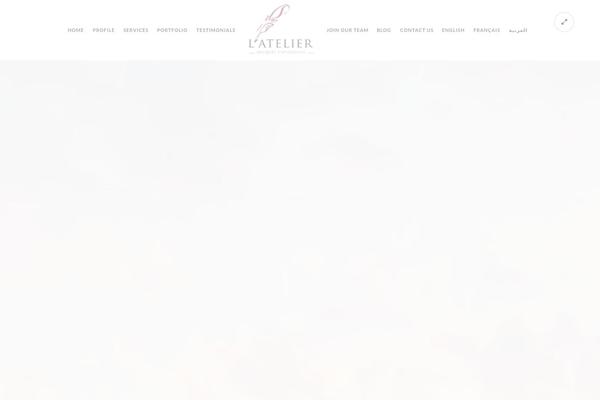 Kinetika theme site design template sample