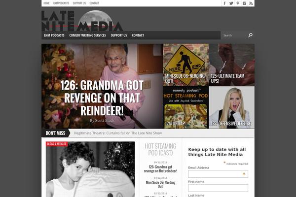 Hot Topix theme site design template sample