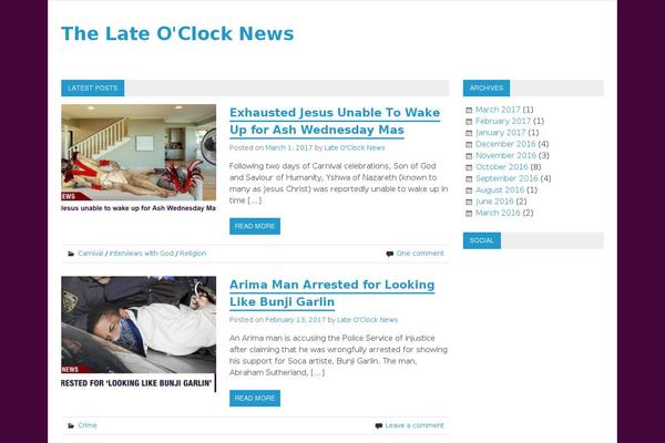 Merlin theme site design template sample