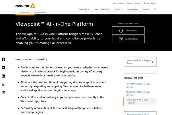 lateraldata.com site used Conduent_theme