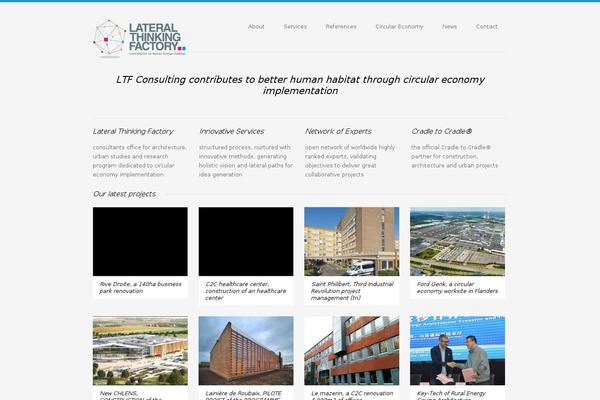 Minimalisto theme site design template sample