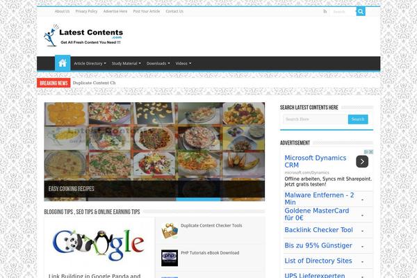 Newspaper Lite theme site design template sample