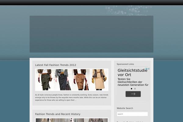 Blue theme site design template sample