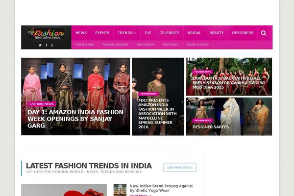 Fraction theme site design template sample