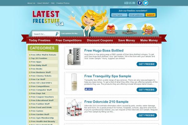 Site using jQuery Categories List Widget plugin