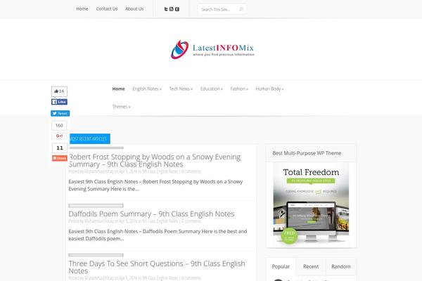 Lucid theme site design template sample