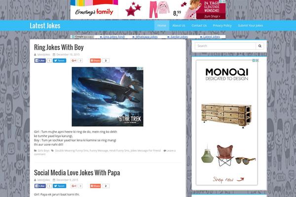 Blocksy theme site design template sample