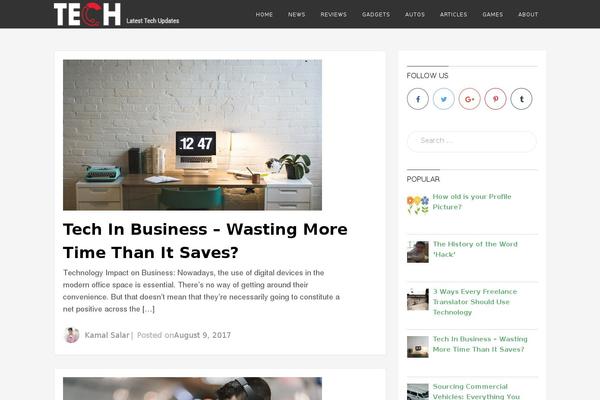 Site using Fosforito's Popular Posts plugin
