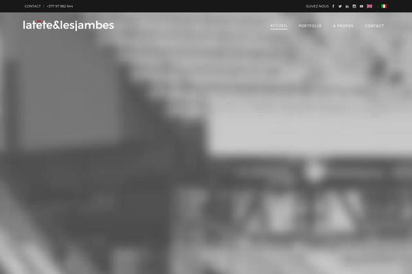Maison theme site design template sample