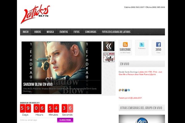 Onair2 theme site design template sample