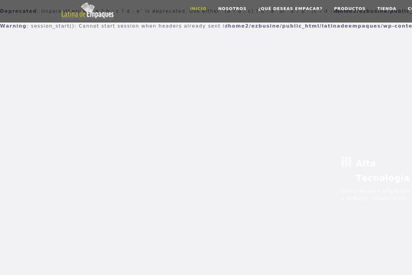 Briny theme site design template sample