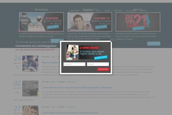 Marine theme site design template sample