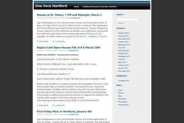 latinmass.org site used Phoenixblue