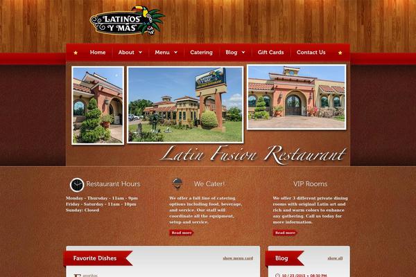 Bordeaux theme site design template sample