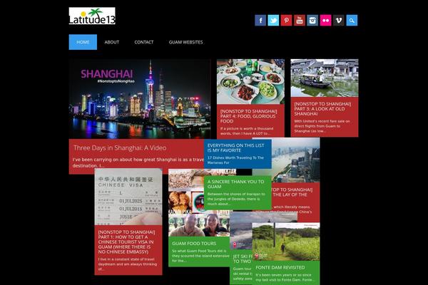 Surfarama theme site design template sample