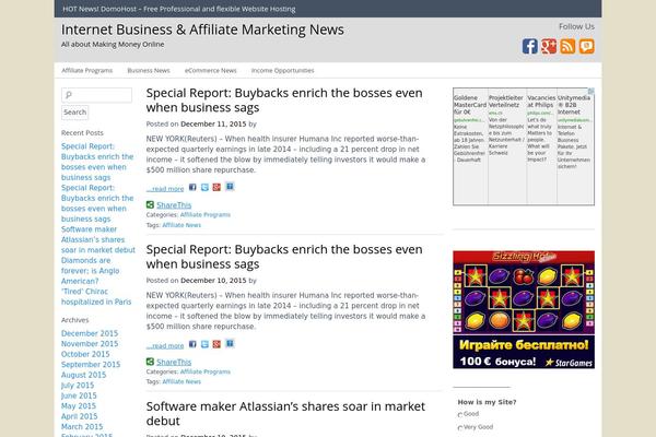 HeatMap AdAptive theme site design template sample