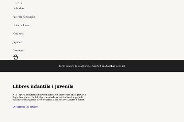 The7 Child theme site design template sample