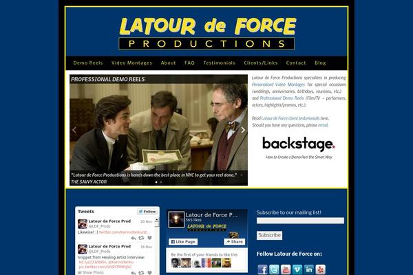 Site using Ajax-portfolio plugin