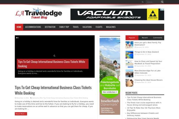 Jarida theme site design template sample