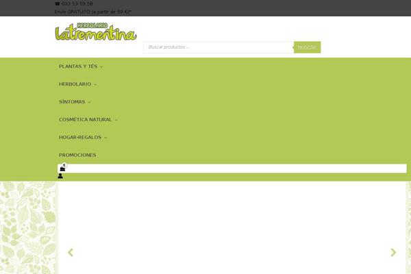Site using Woopack plugin