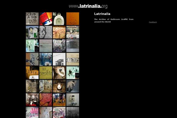 latrinalia.org site used Slidingdoor
