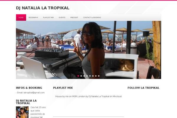 Site using Tipsy Social Icons plugin