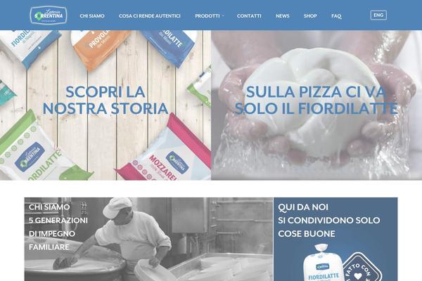 The7 Child theme site design template sample