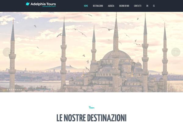 UniTravel theme site design template sample