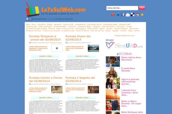 DeepBlue theme site design template sample