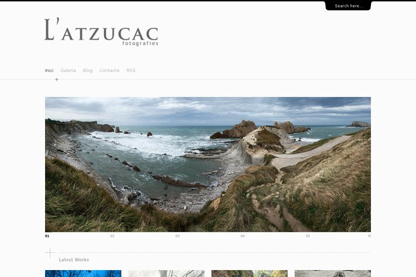 Folioway theme site design template sample