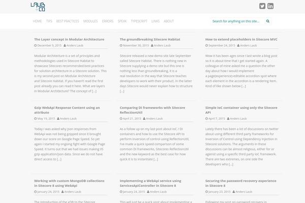 Site using TW Recent Posts Widget plugin