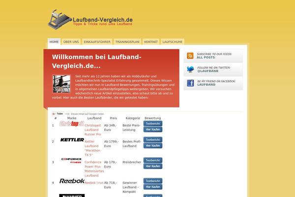 Mainstream theme site design template sample