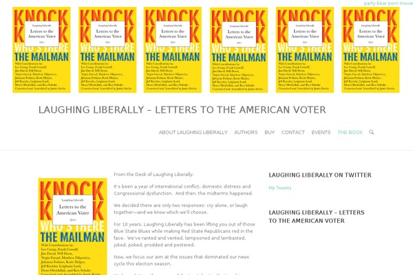 laughingliberallythebook.com site used Interface
