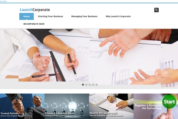 Inceptio theme site design template sample