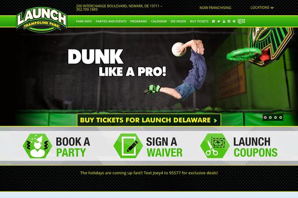 Light theme site design template sample