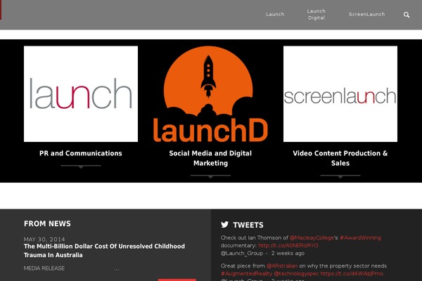 Site using Adam's Twitter Ticker Feed plugin