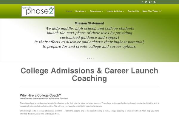launchphase2.com site used Divi Child