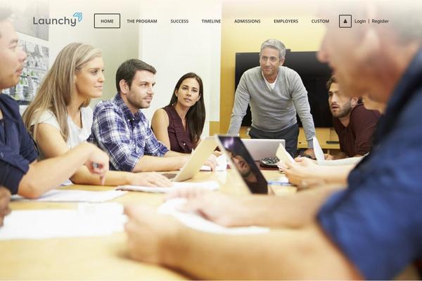 LMS theme site design template sample