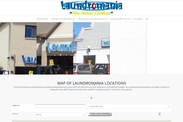 Site using WordPress Store Locator plugin