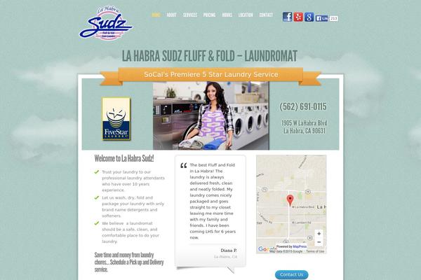 Sky theme site design template sample