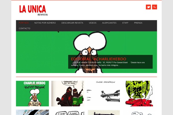 Magazino theme site design template sample
