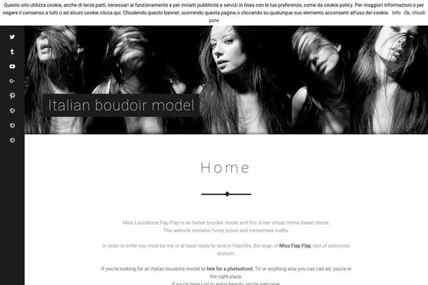 Receptar theme site design template sample