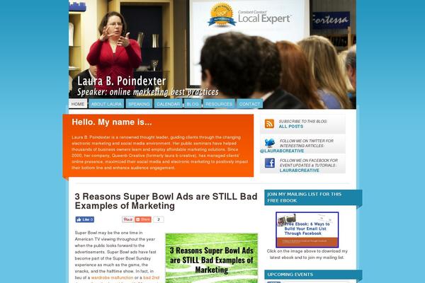 Mainstream theme site design template sample