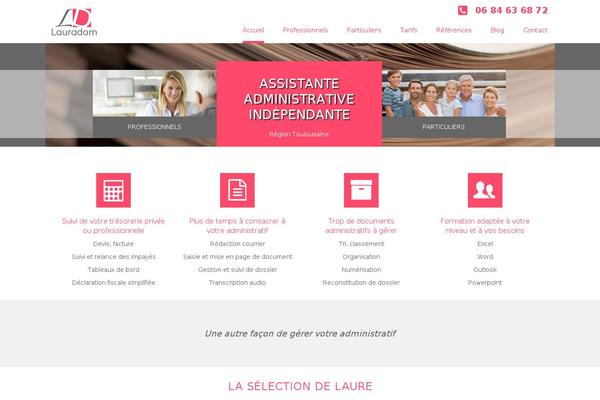 lauradom.fr site used Lauradom