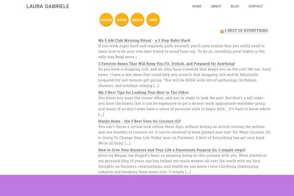 Minimum Pro theme site design template sample
