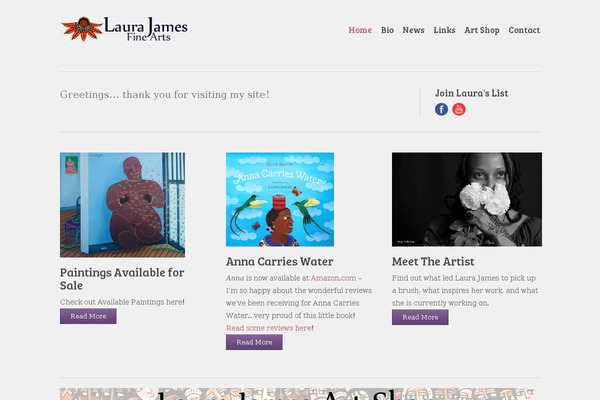 laurajamesart.com site used Jupither