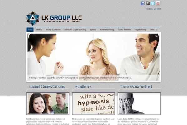 Psychologist theme site design template sample