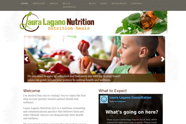 lauralagano.com site used Pro
