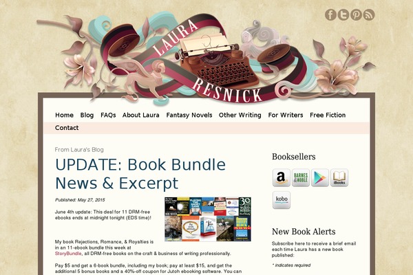 lauraresnick.com site used Custom_theme_author