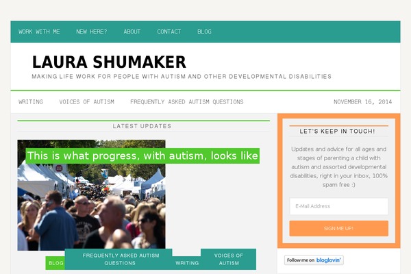 laurashumaker.com site used News Pro